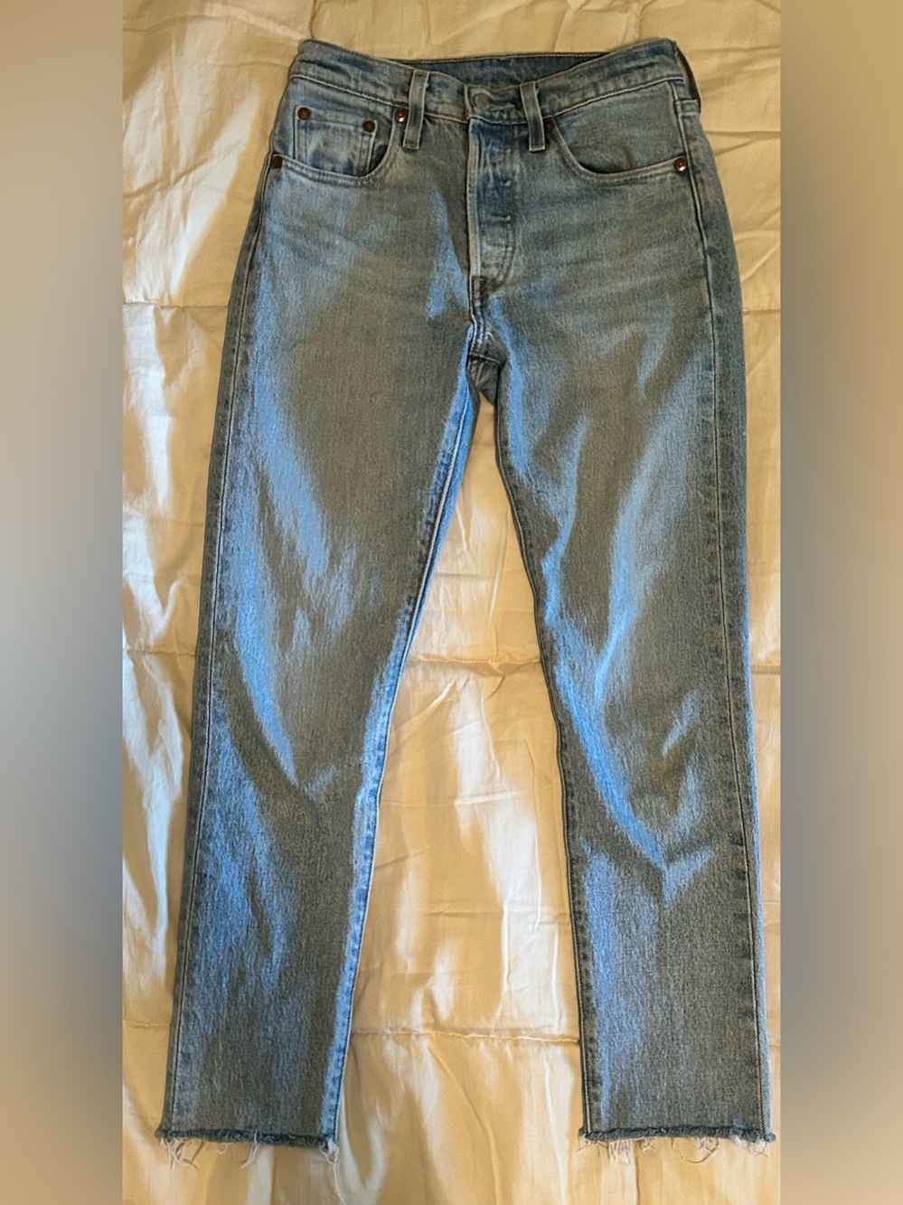 LEVI’S 501 big E premium Quality Light Blue Women's Jeans